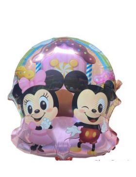 Balon folie Engros, model disney, 40x45cm + bat cu rozeta ​