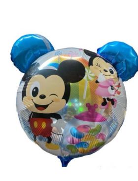 Balon folie Engros, model disney, 50 x 50 cm + bat cu rozeta