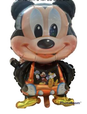 Balon folie Engros, model disney, 70 x 45 cm + bat cu rozeta