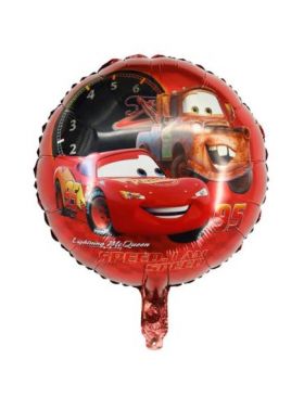 Balon folie figurina Cars , Rosu , 45 x 45 cm , Engros