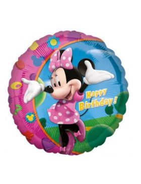 Balon folie figurina Minnie , 45 x 45 cm , Engros