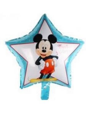 Balon folie Stea figurina Mickey Mouse , 45 x 45 cm , Engros