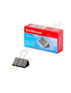 Binder clips ErichKrause 19 mm box 12 pcs Engros