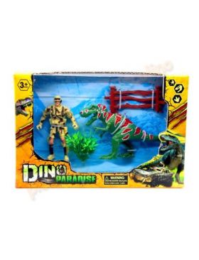 Dinozaur si soldat - iarba si gard 790 Engros