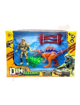 Dinozaur si soldat - iarba si gard Engros