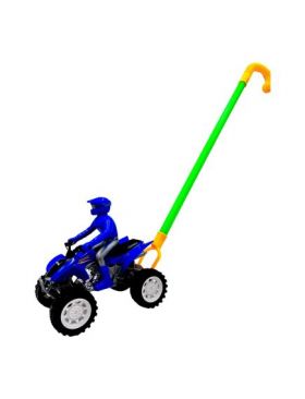 Jucărie exterior împingător, ATV, 70 cm, plastic engros