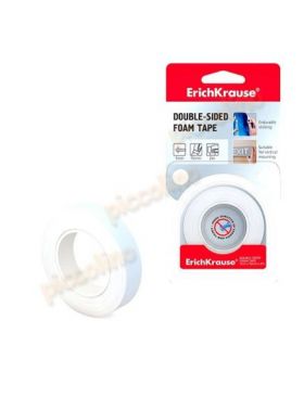 Banda dublu adeziva spumata 1mmx15mmx2m - ErichKrause Engros
