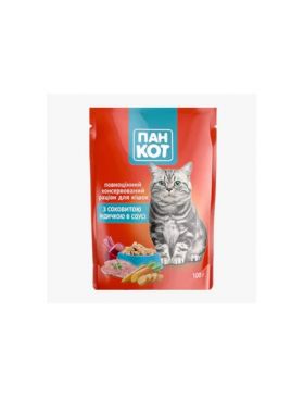 Hrana umeda pisici Wise Cat cu curcan suculent in sos 100g Engross (24buc/bax)