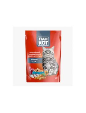 Hrana umeda pisici Wise Cat peste in sos 100g Engross (24buc/bax)