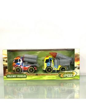 Set 2 masinute Military Vehicle Toy, multicolor, +3ani, en-gros
