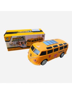 Autobuz scolar care se transforma in robot, Mecha Deformed School Bus2, cu sunete si lumini, 22×9×9cm, +3ani, en-gros