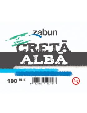 Creta alba, patrata, 100 buc/cutie engros