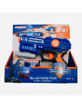Pistol de jucarie Battle Gun, soft bullets, 23×22×5cm, +3ani, en-gros