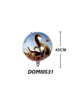 Balon folie rotunda DINOZAUR 45 cm Engros