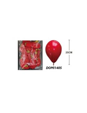 Set 20 baloane de latex dublate rosu + auriu Engros