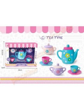 Set ceainic cu modele florale Engros