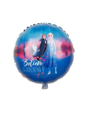 Balon folie rotund 45 cm Ana si Elsa Frozen Engros Engros