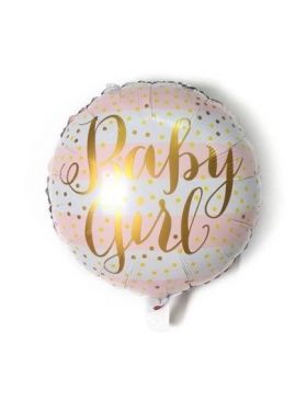 Balon folie rotund 45 cm Baby Girl Engros Engros