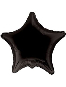 Balon folie stea 45 cm negru Engros Engros