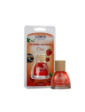 Odorizant auto cu snur Engros Loris Căpșuni 10 ml