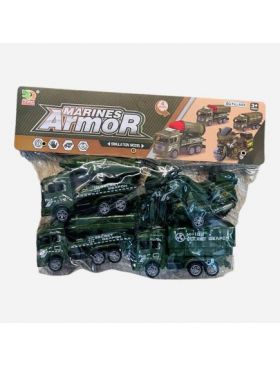 Set 4 vehicule Armata, Marines Armour, 28.5×22×5cm, +3ani, en-gros