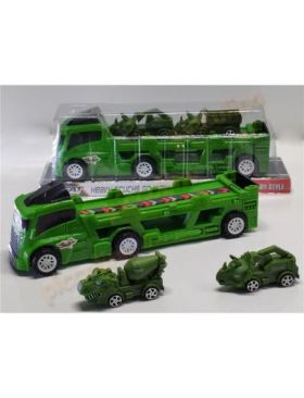 Set frictiune militar cu vehicul dinozaur pullback Engros