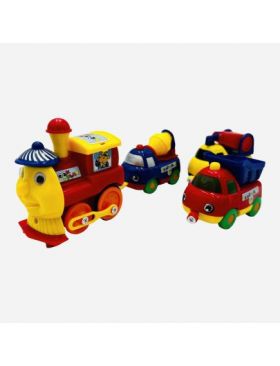 Trenuleț pentru copii, metal, “Play train toy” 34cm engros