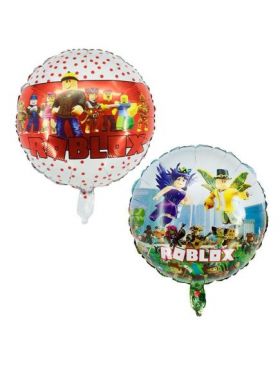 Balon folie rotund, Roblox, 45 cm, Engros