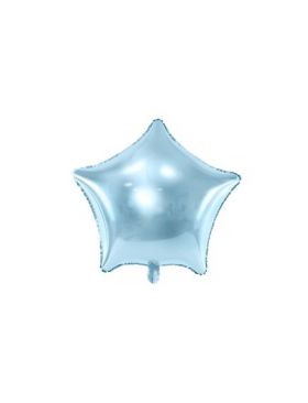 Balon folie rotund, Stea Bleu, 45 cm, Engros