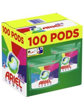 Detergent de rufe Engros Ariel All in 1 Pods, Detergent Color 100 capsule