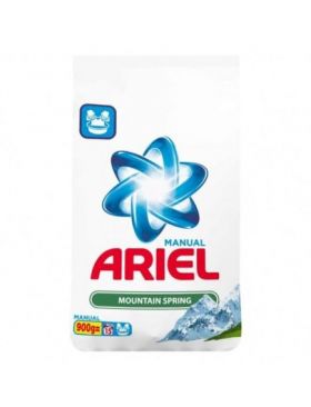 Detergent de rufe Engros, pudra manual , 900g, Ariel Mountain Spring