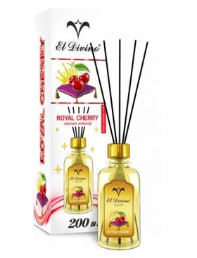 EL DIVINO ODORIZANT AMBIANTA BETISOARE ROYAL CHERRY 200ML