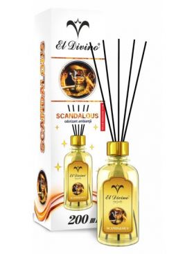 EL DIVINO ODORIZANT AMBIANTA BETISOARE SCANDALOUS 200ML