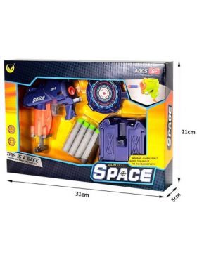 PISTOL CU GLOANȚE MOI ȘI ȚINTĂ Engros