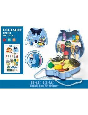 SET DE BUCĂTĂRIE ÎN GEANTĂ ALBASTRĂ Engros