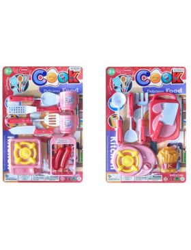 SET BUCATARIE CU CARTON BUMBAC 2 TIPURI Engros