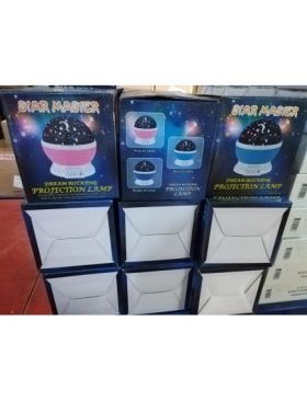 Lampa de veghe ENGROSS pentru camera copilului proiectie luna si stele