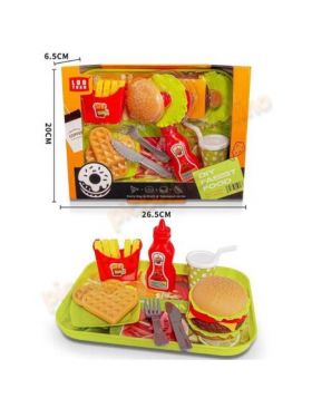Set joaca alimente - hamburger 107 Engros