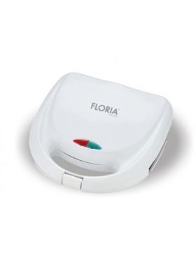 Sandwich maker Floria, putere 750w, invelis exterior rezistent la caldura, indicator luminos, alb / ZLN 8504 Engros