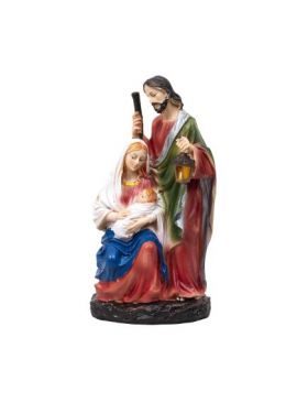 Statueta decorativa din rasina cu Famila Sfanta, inaltime 20cm / ZTS 8046 Engros