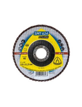 Disc lamelar frontal Klingspor SMT 624 Supra, P40 125X22.23 mm / EXT 322772 Engros