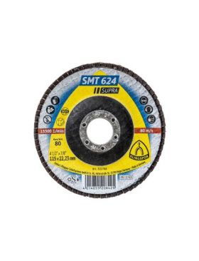 Disc lamelar frontal Klingspor SMT 624 Supra, P80 115X22.23 mm / EXT 322768 Engros