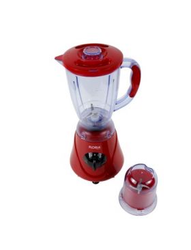 Blender Floria, 2 in 1, Rasnita inclusa, 2 viteze+Pulse, 1.6L, Putere 300W, Rosu / ZLN 7917 Engros