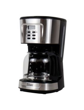 Cafetiera flitru digital cu programare, Inox, 1.5 L, 900W, Negru / ZLN 1440 Engros