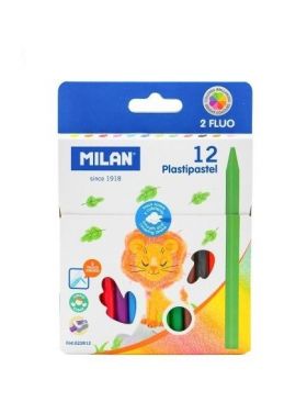 Creioane cerate Milan, 12 culori, Engross