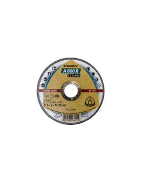 Disc debitare, Klingspor A 660 R Supra, 115 x 22.23 x 1 mm / EXT 328905 Engros