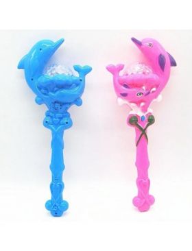 En-gros Bagheta Muzicala cu Glob Luminos, model Delfini, aprox 32cm