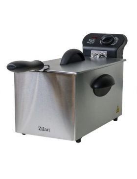 Friteuza din inox, putere 2180W, capacitate 3L, termostat reglabil / ZLN 1819 Engros