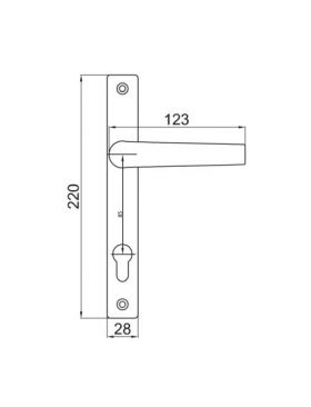 Maner+Sild Y 85 Termopan V.Alb (T110+2M5X80) GMS Engros