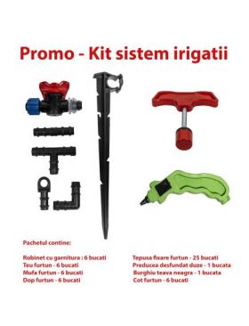 Set accesorii furtun irigare prin picurare / SET 30056 Engros